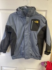 The North Face Boys SM Triclimate Jacket Blue And Black Boys 7/8 Both Layers