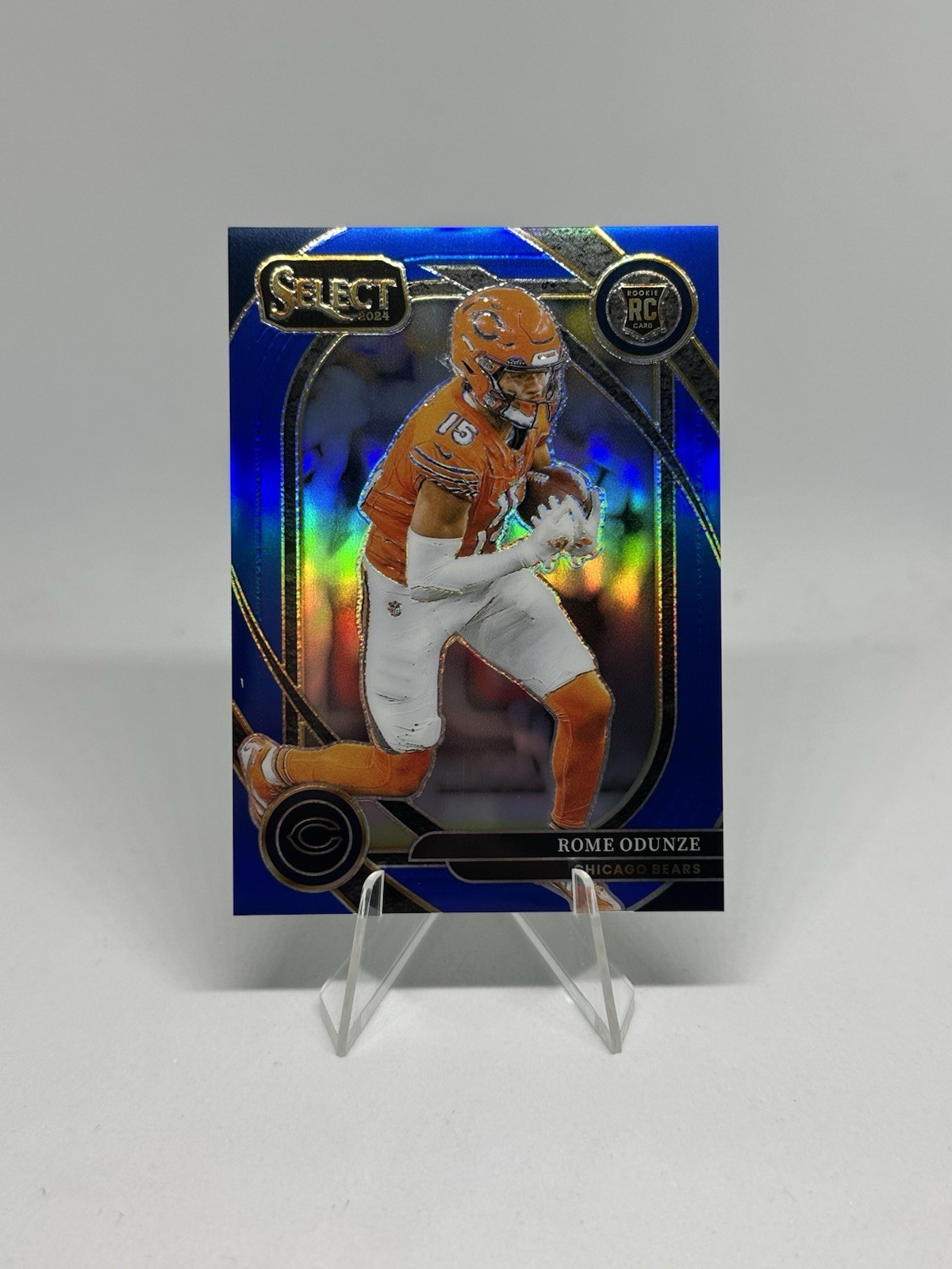 2024 Panini Select - Club Level Blue Prizm SP /99 Rome Odunze #236 Rookie RC