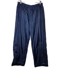 Nike Vintage Track Pants Navy Blue Windbreaker XXL Baggy Y2K Sportswear Men XXL