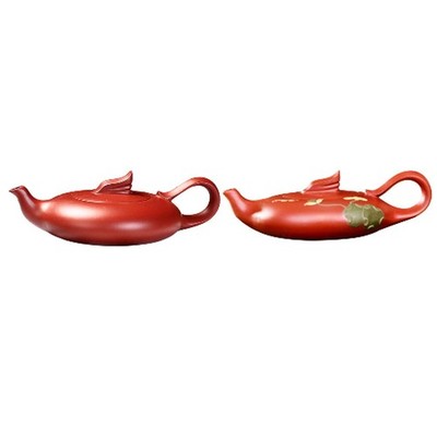 Lila Ton Teekanne 180ml Teezeremonie Zubehör Teegeschirr Geschenk Kung Fu Teekanne