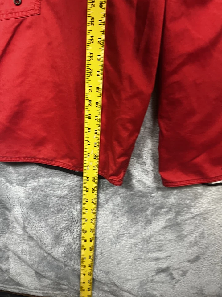 DC Shoe Co Shorts Mens 34 Red Swim Trunks Large Print Spellout Logo Y2k Outdoors - Image 2 of 4