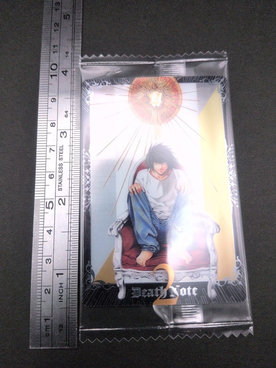 L #1-02 N UnOpen Death Note wafer card 2026 Bandai Japan TCG CCG
