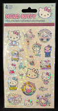 Hello Kitty - Stickers - 4 Sheet Pack - 2 Sheets with Halo  2 Without - Teal