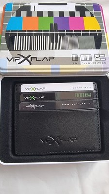 Kartenetui und Geldscheinaufbewahrung Leder Vip Flap Neu