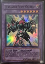 YuGiOh Gladiator Beast Gyzarus Super Rare LODT-EN044