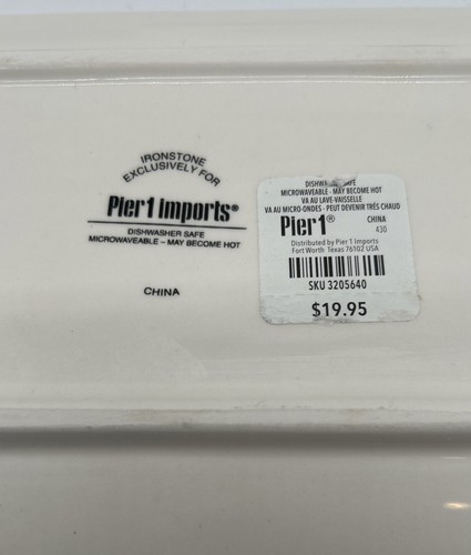 Pier 1 Imports Dog Day Park Avenue Rectangle New York City Plate 6x14 CE2 - Picture 6 of 7