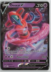 Deoxys V SWSH266 Sword & Shield Black Star Promo Holo