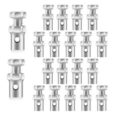 20 Pack 18 Universal Throttle Cable Ends Stop Brake Silver 20 Pack 18 Universal Throttle Cable Ends Stop Brake Silver