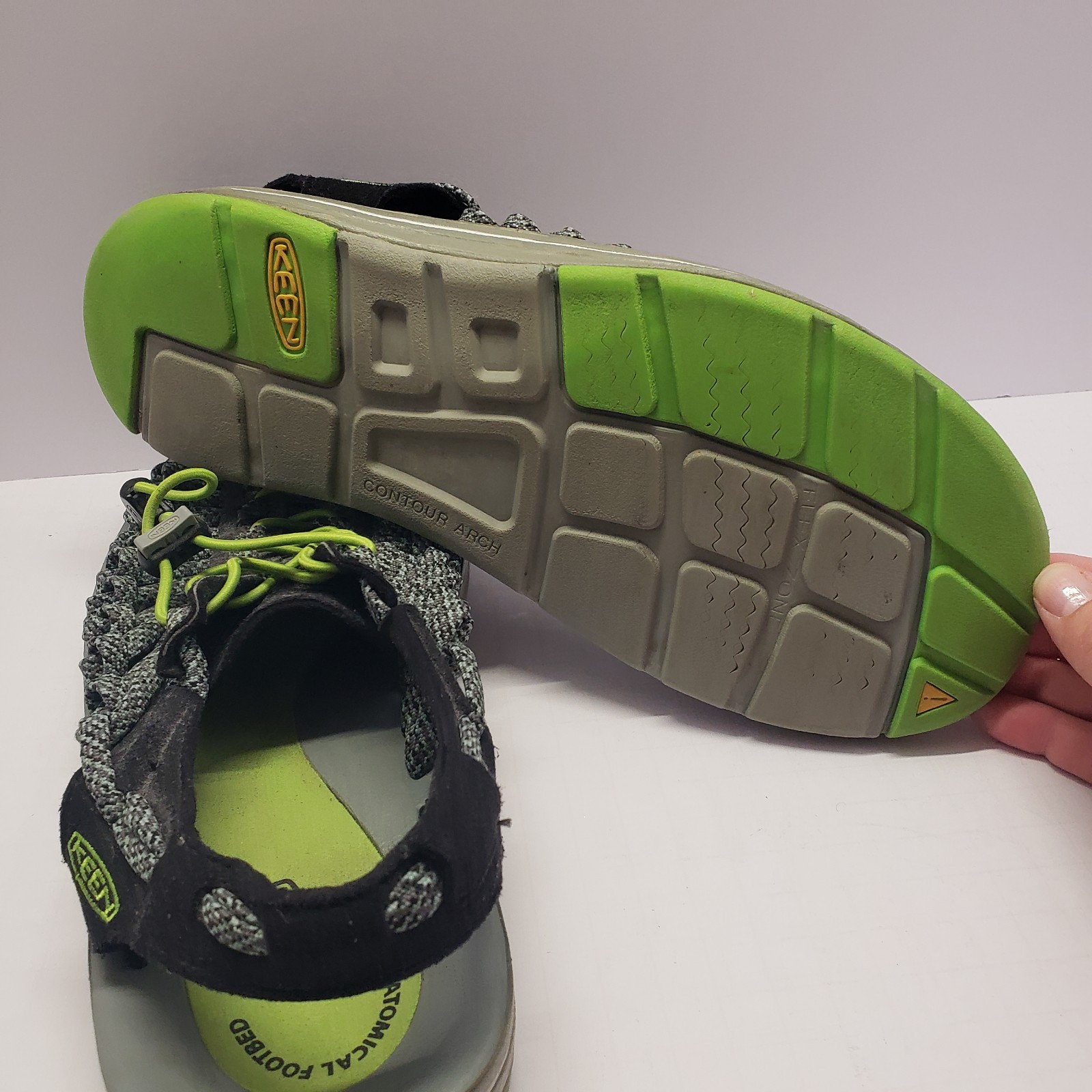 Sandalo uomo KEEN Uneek verde mimetico scarpa taglia 10