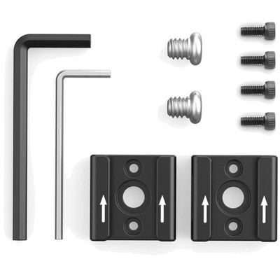 Cold Shoe Adapter Mount 2 Pack with 1/4 inch Thread for Camera LED Flash Video