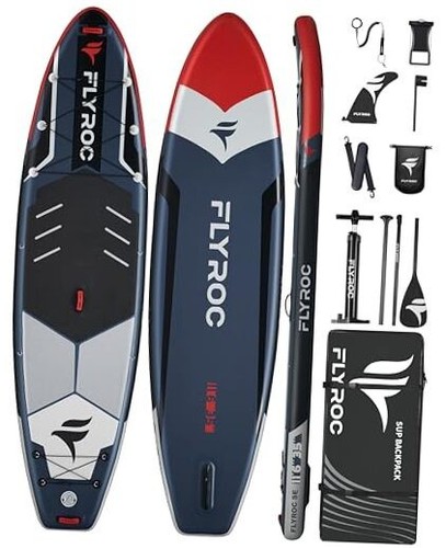 11'6x35'' Extra Wide Inflatable Paddle Board, 450lb Capacity 11'6x35 SE gray