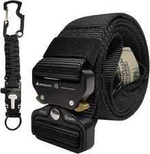 Tactical Style Travel Money Belts - Hidden Pocket Concealed Zipper Nylon...