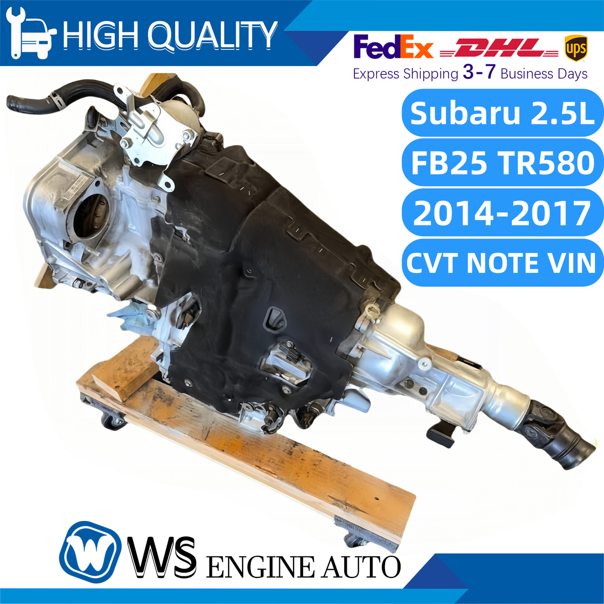 Automatic Transmission For 12-19 Subaru 2.5L FB25 TR580 Outback