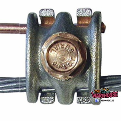 Burial Direct Bronze Bonding Grounding Clamp Direct Burial ABI 2125 16SB
