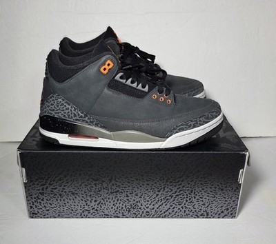 Nike Air Jordan 3 Retro Fear Pack 2023 Shoes Size 9