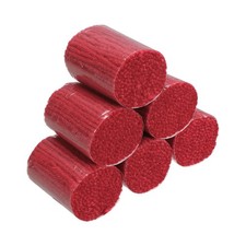 6 Rolls Latch Hook Yarn, 3mm Rose Red Latch Hook Kit Yarn Precut Hook Rugs