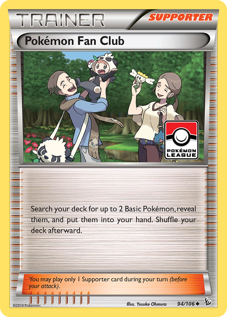 Pokemon Fan Club 94/106 UC Flashfire Pokemon NM/M