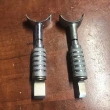 2x 6 10mm Leather Swivel Knife Double Bearing High Carbon Steel Adjustable Blade