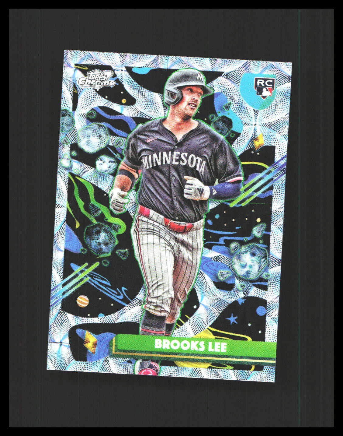 2025 Brooks Lee Rookie Card - Topps Cosmic Chrome Nucleus Refractor #129 B