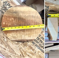 Black Cherry Turning Wood Bowl Blank Lathe 10  x3  