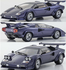 KYOSHO ORIGINAL 1/18 Lamborghini Countach LP5000 Quattrovalvole Dark Blue 1985
