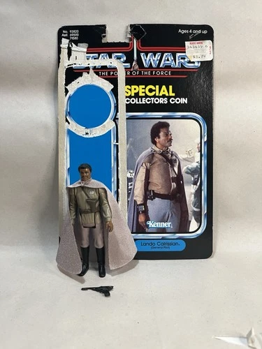1985 Vintage Star Wars Lando Calrissian General Pilot LAST 17 POTF w/CardBack