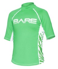 Bare Youth Green Short Sleeve Sunguard Rashguard