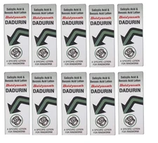 BAIDYANATH DADURIN LOTION SKIN IRRITATION, ,ECZEMA,RINGWORMS PSORIASIS 10ML X 10