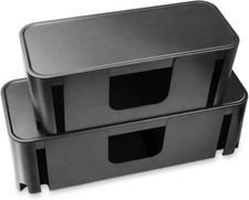 Cord Organizer Box, Cable Hider for Power Strips, Surge Protector, Extension Cor