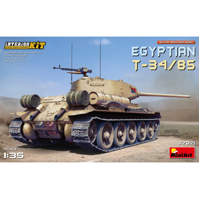 EGYPTIAN T-34-85 INTERIOR KIT 1:35 Miniart Kit Mezzi Militari -D- Neues Modell