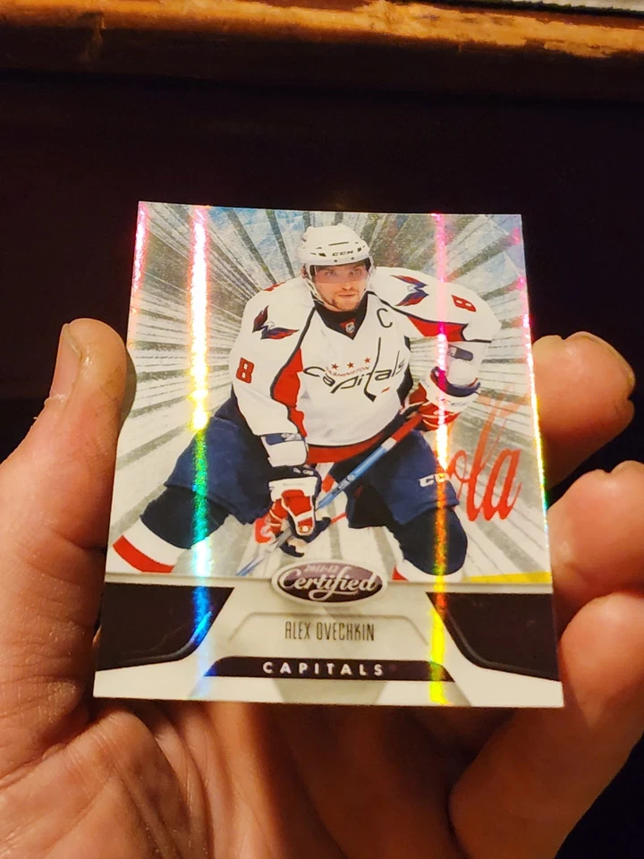 ¡¡Espejo púrpura Alex Ovechkin 2011-12 certificado Panini!! 1/10!! #34  Foto 4 de 4