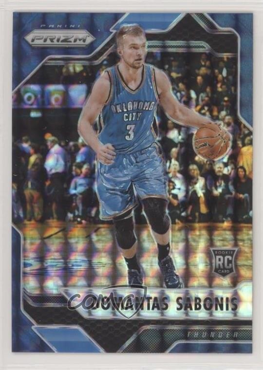 2016-17 Panini Prizm Mosaic Blue Domantas Sabonis #25 Rookie RC 0ad