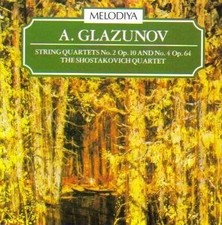Various Artists, Glazunov: String Quartet No. 2, Op, audioCD
