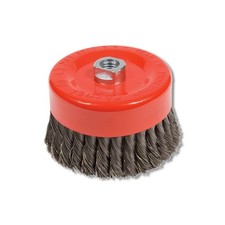 Forney 6 in X 5/8 in Knotted Steel Cup Brush 6500 rpm 72756