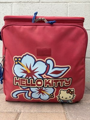 Vintage 2003 Sanrio Hello Kitty insulated rolling cooler w/ tags
