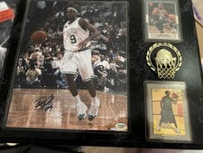 2007-08 Fleer #95 Rajon Rondo & SIGNED Photograph, Rookie card. rookie card picture