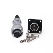 WEIPU WS16 2 Pin Power Aviation Circular Connector Female Male Plug Panel Mou...