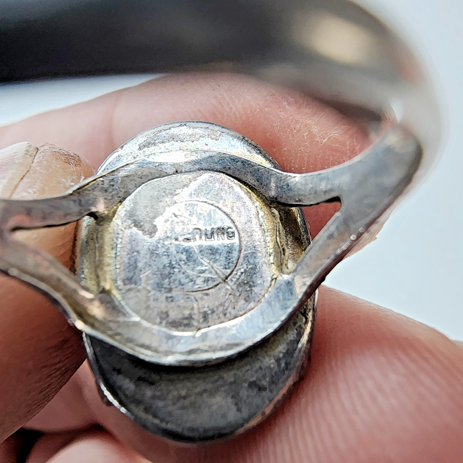 Boulder Opal Adjustable Size Ring Sterling Silver… - image 8