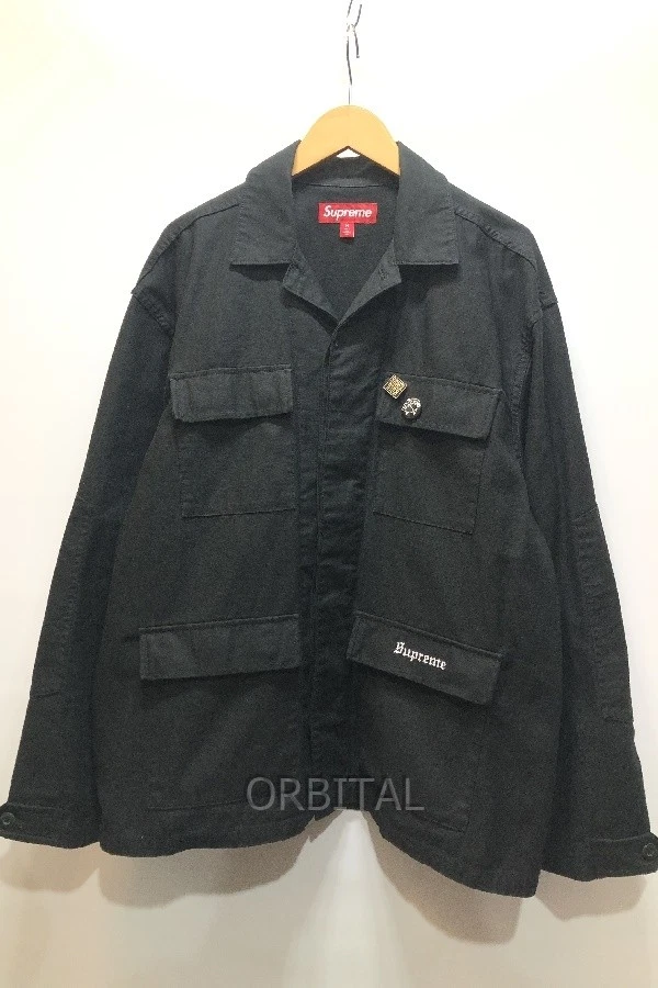 Veste militaire Supreme Supreme 24SS Melvins BDU noir homme s M régulière