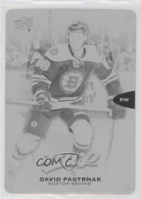 2016-17 Upper Deck MVP Printing Plate Black 1/1 David Pastrnak #27 k1r