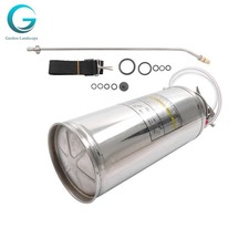 2Gal Stainless Steel Sprayer w/3' Reinforced Hose for Lawn Gardening Sanitizing