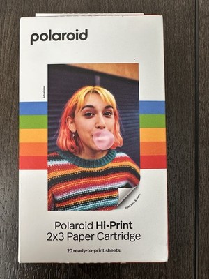 Polaroid Hi-Print 2x3 Paper Cartridge 20 Sheets Brand New Hi Print 006089