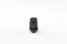 NICE BLACK WHEEL NUTS M12 x 1.5 THREAD, 60° TAPER - 19mm HEX ( B319B ) x20
