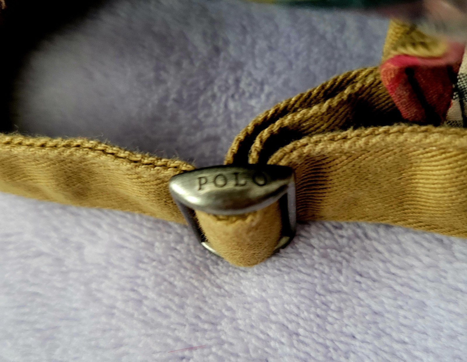 POLO by Ralph Lauren Patchwork Plaid Baseball Cap - image 5