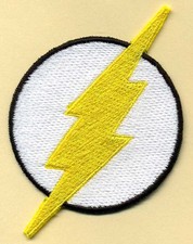2.5" THE FLASH - Fully Embroidered Insignia Iron-on Patch 