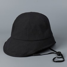 Femme Respirant Coton Lin Seau Chapeau Soleil Chapeau Avec Sangle Menton Été