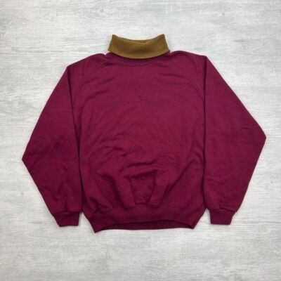 Vintage Gap Sweatshirt Adult Small Red Burgundy Country Harvest