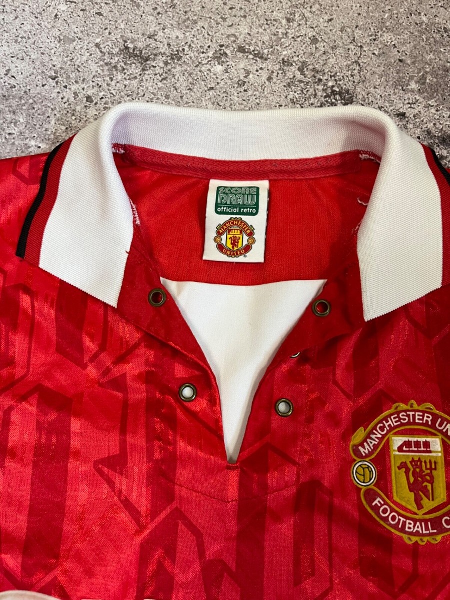 Maillot De Football Manchester United 1992-1994 Vintage Umbro - Taille XL Authentique