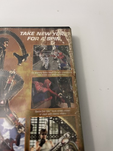 Spider-Man 2 -Sony PlayStation 2 (2005) PS2 with Manual / Damaged cover / Tested - Picture 3 of 5