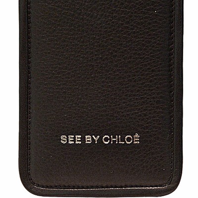 Étui IPhone En Cuir See By Chloè - Modèle April Sleeve - Noir - Neuf Avec étiquettes